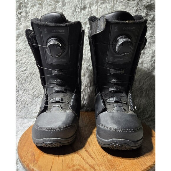 RIDE Cadence BOA Dial Mens Size 8.5 Black Insulated Heavy Duty Winter Snow Boots - Picture 1 of 8